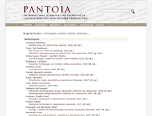 Tablet Screenshot of pantoia.de